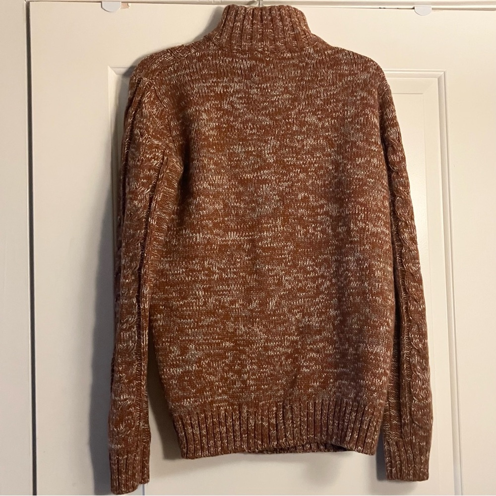 Vintage Cable Knit Quarter Zip Sweater - Picture 10 of 12